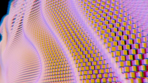 A computer screen with a pattern on it Stock Footage 309985390