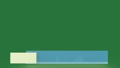 Computer screen piece of paper an image blank card green screen motion layers Stock Footage 335696977