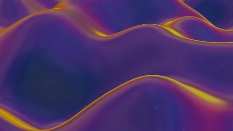 A computer screen with a purple and yellow wave pattern Stock Footage 309928079