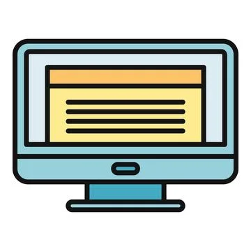 Computer screen showing a browser window with text イラスト素材