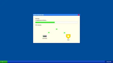 Computer screen showing loading bar progress Stock Footage 346540146
