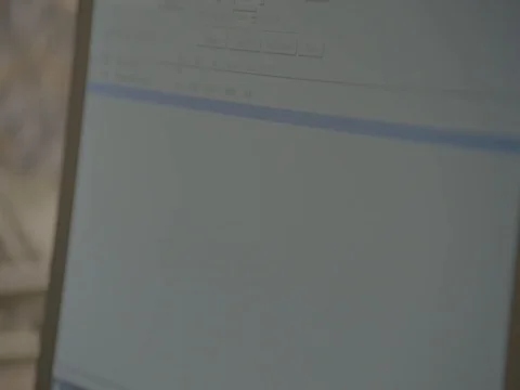 Computer Screen showing Map of USA Video stock 84520502