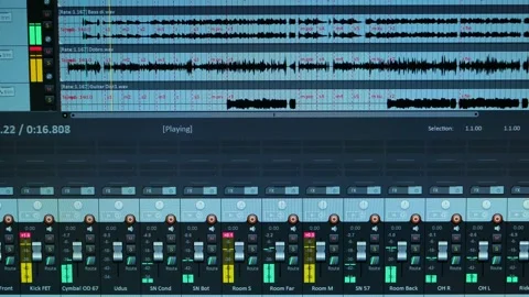A computer screen showing the user interface Stock Footage 230043348