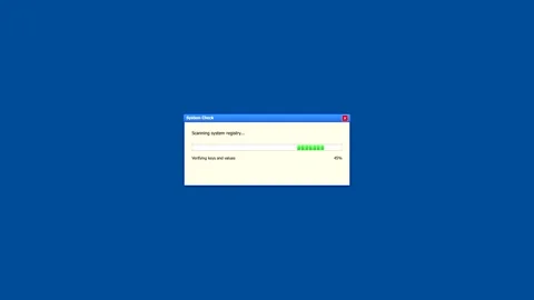 Computer screen shows loading bar progress, technology concept Stock Footage 346712234