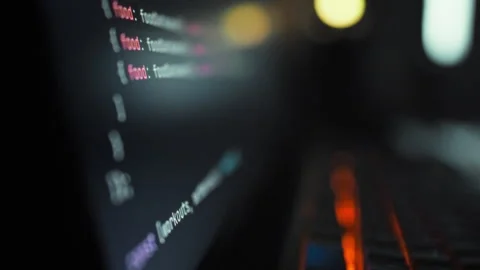 On computer screen sophisticated artificial intelligence model generates pre Stock Footage 334546095