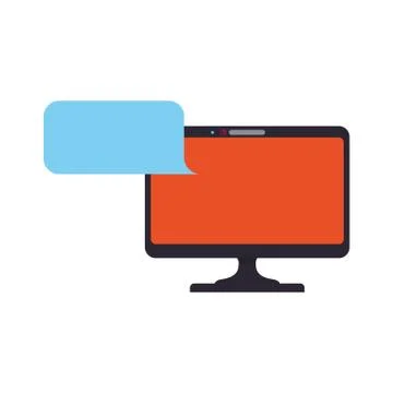 Computer screen technology Stockillustratie