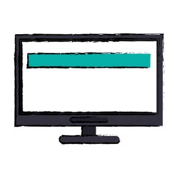 Computer screen tool repair support drawing Stock Illustration