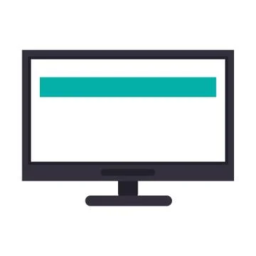 Computer screen tool repair support Illustrazione stock