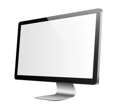 Computer screen vector Illustrazione stock