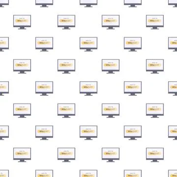 Computer screens displaying add to wishlist button pattern 스톡 일러스트