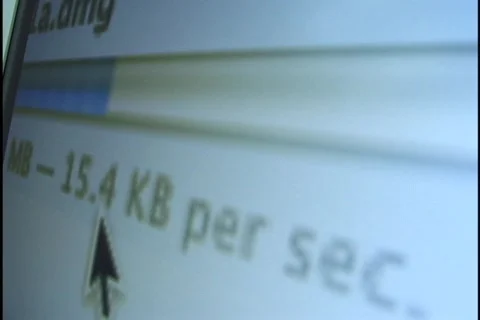 Computer Screenshot Uploading File Stock Footage 297232