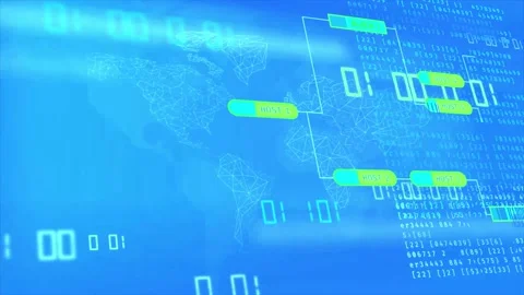 Computer Script, Programming Code Animation.  Stock Footage 239320262