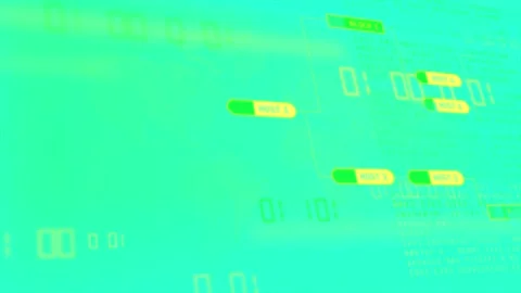 Computer Script, Programming Code Animation.  Stock Footage 239320286