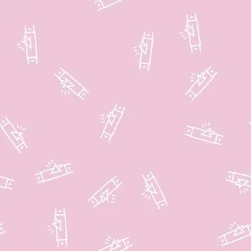 Computer scroll line seamless pattern Stock Illustration