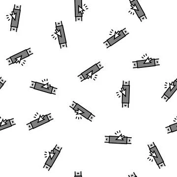 Computer scroll vector seamless pattern Stock Illustration