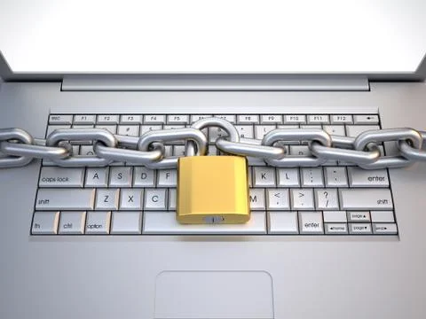 Computer secure Stock Illustration