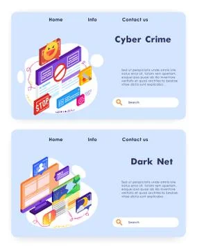 Computer security and cyber crime. Virus attack alert. Darknet technology Illustrazione stock