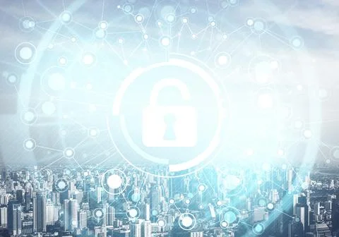 Computer security and information technology Stock Photos