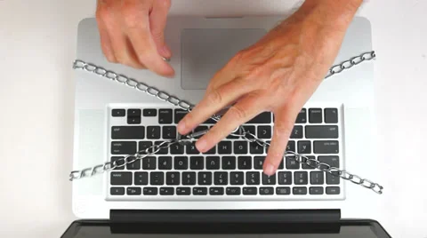 Computer security and online privacy protection. Stock-Footage 37311027