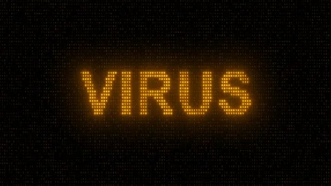 A Computer Security Breach, Concept Of Infection By Computer Virus Stock Footage 338375017
