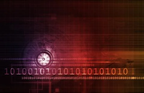 Computer security concept Stock Illustration