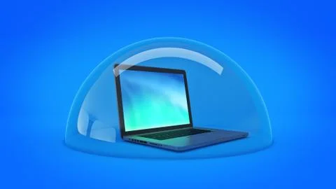 Computer security concept. Stock Illustration