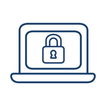 Computer security concept Illustrazione stock