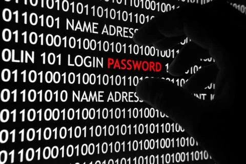 Computer security concept Stock Photos