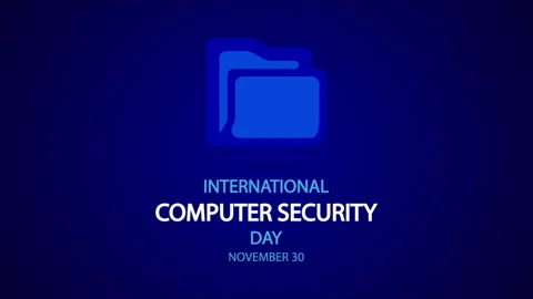 Computer Security Day folder Stock Footage 290466173