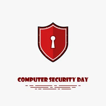 Computer Security Day Stock Illustration