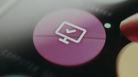 Computer Security icon for digital protection concept Stock Footage 334927083