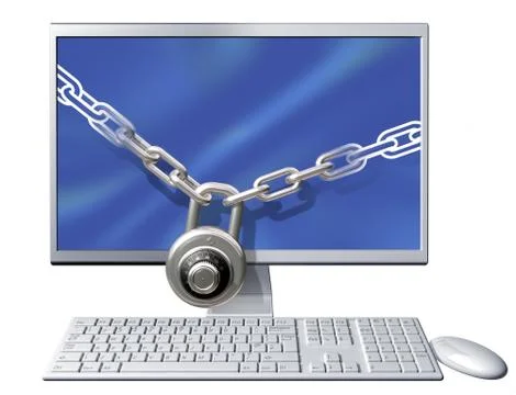 Computer security Stock Illustration
