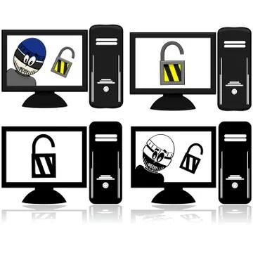 Computer security Stock Illustration