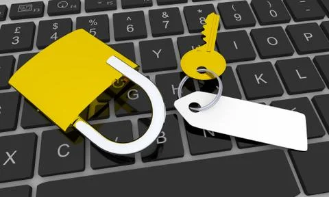Computer security Illustrazione stock