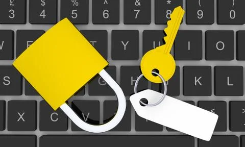 Computer security Illustrazione stock