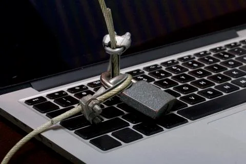 Computer security. Protection of access to data. 스톡 사진