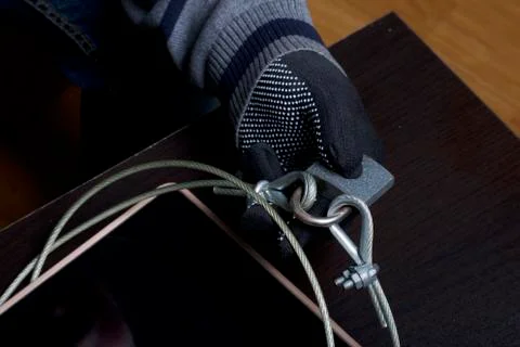 Computer security. Protection of access to data. Foto stock