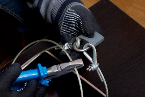 Computer security. Protection of access to data. Stock Photos