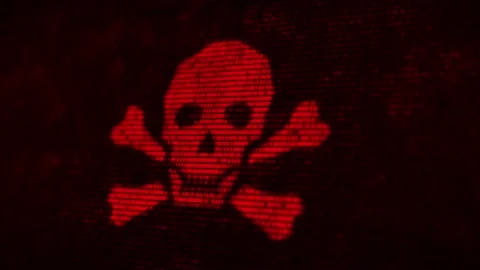 Computer server got attacked by hacker through vulnerable unauthorized access Stock Footage 169876020