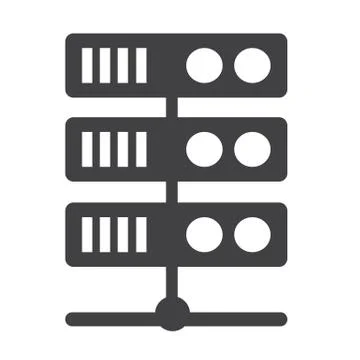Computer Server Icon Stock-Illustration