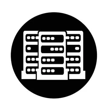 Computer Server icon イラスト素材