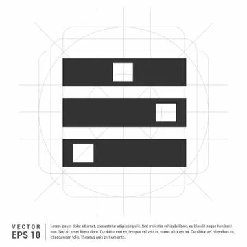 Computer Server icon 스톡 일러스트