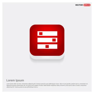 Computer Server icon Stock Illustration