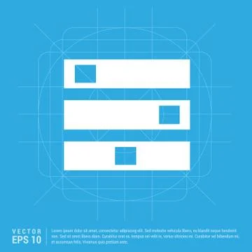 Computer Server icon Stock Illustration