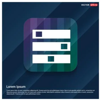 Computer Server icon Stock-Illustration