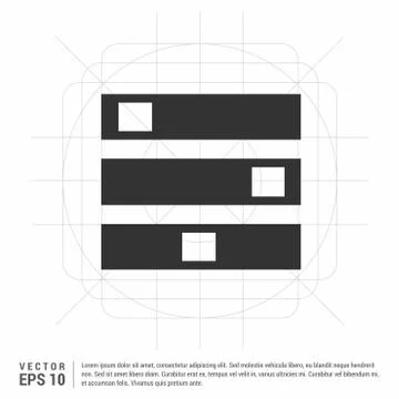 Computer Server icon Stock Illustration