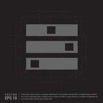 Computer Server icon イラスト素材