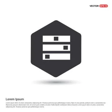 Computer Server icon 스톡 일러스트