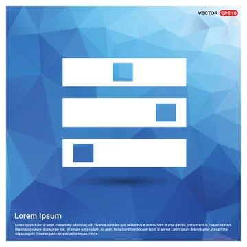 Computer Server icon Stock Illustration