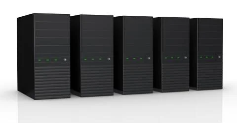 Computer server イラスト素材